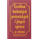 Lexikon latinských právnických i jiných výrazů a rčení (BROŽ, Vladislav)