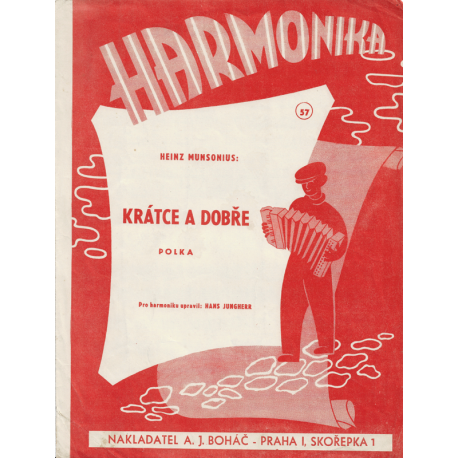 Harmonika – Krátce a dobře – polka (MUNSONIUS, Heinz)