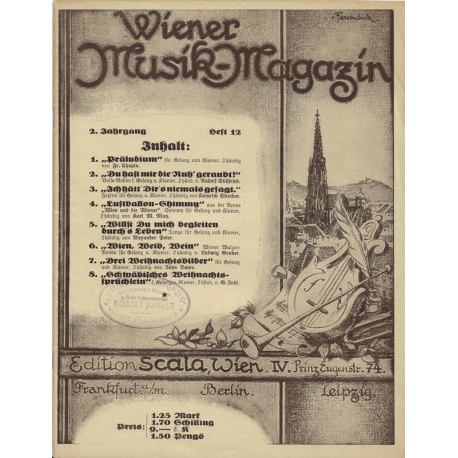 Wiener Musik-Magazin – 2. Jahrgang – Heft 12
